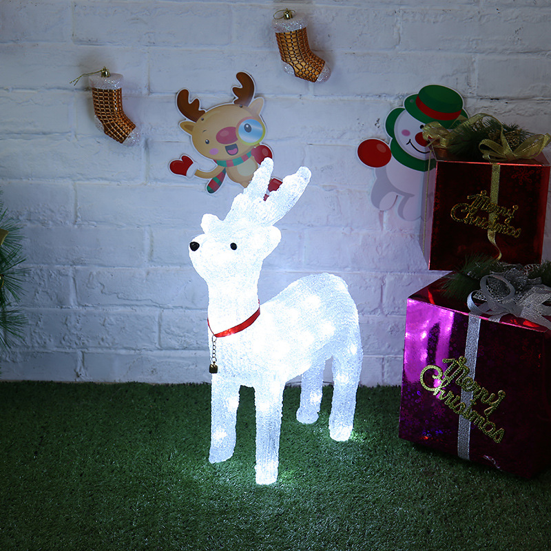Household lights wiredrawing 3D deer animal model lights Christmas lights wholesale Household lights wiredrawing 3D deer animal model lights Christmas lights wholesale