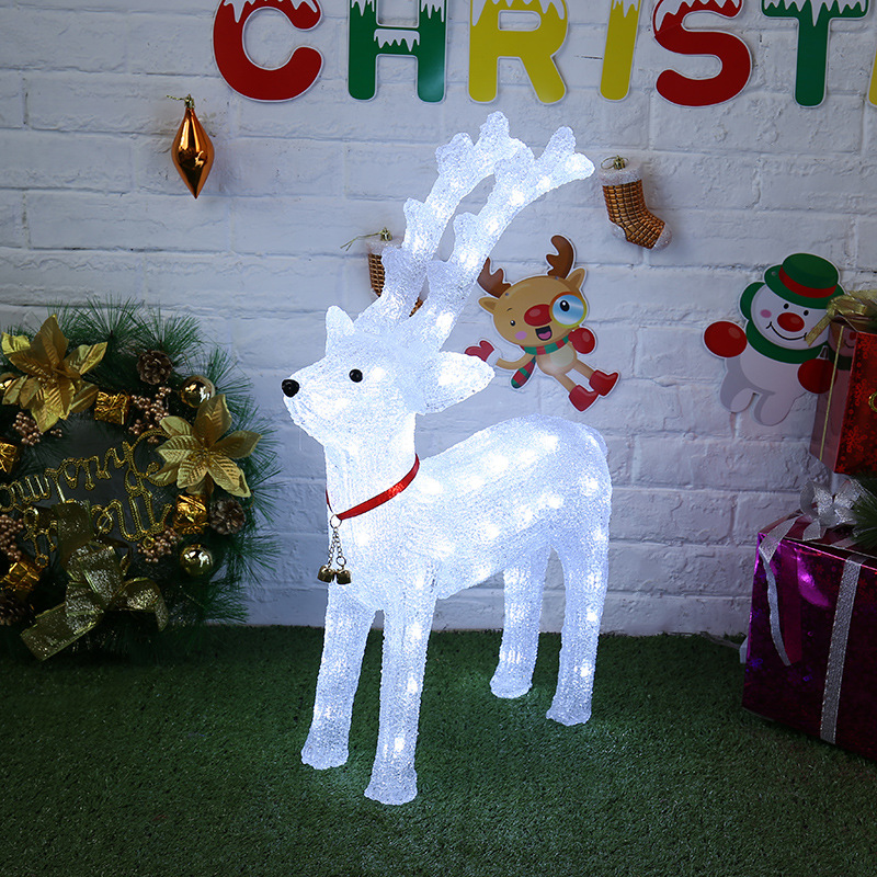 Household lights wiredrawing 3D deer animal model lights Christmas lights wholesale Household lights wiredrawing 3D deer animal model lights Christmas lights wholesale