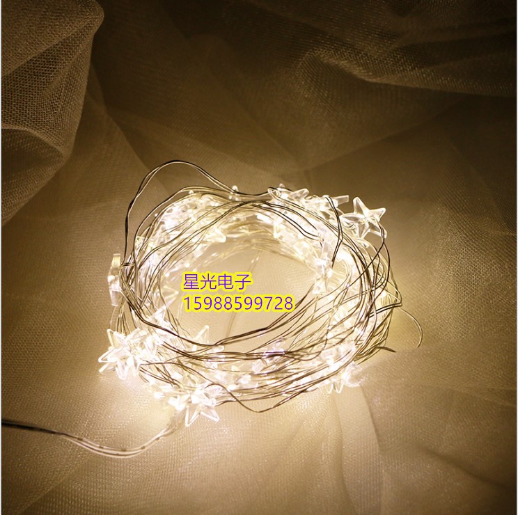 Snowflake Light String Popular LED Christmas Lights and Other Kinds of Pink Shapes