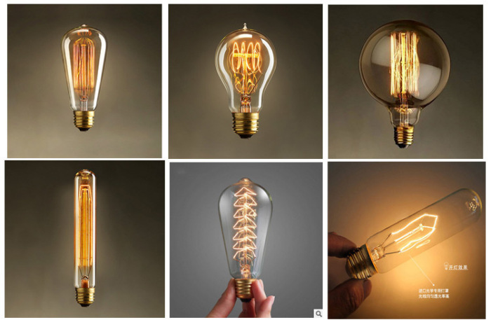 Vintage bulb Western style bulb Edison incandescent light bulb Christmas lights