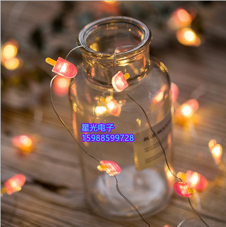Snowflake Light String Popular LED Christmas Lights and Other Kinds of Pink Shapes