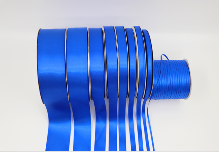 Sapphire Blue Satin Polyester Ribbons Gift Packaging Wedding Christmas Decortive Flower Packaging DIY Handmade Materials Sapphire Blue Satin Polyester Ribbons Gift Packaging Wedding Christmas Decortive Flower Packaging DIY Handmade Materials