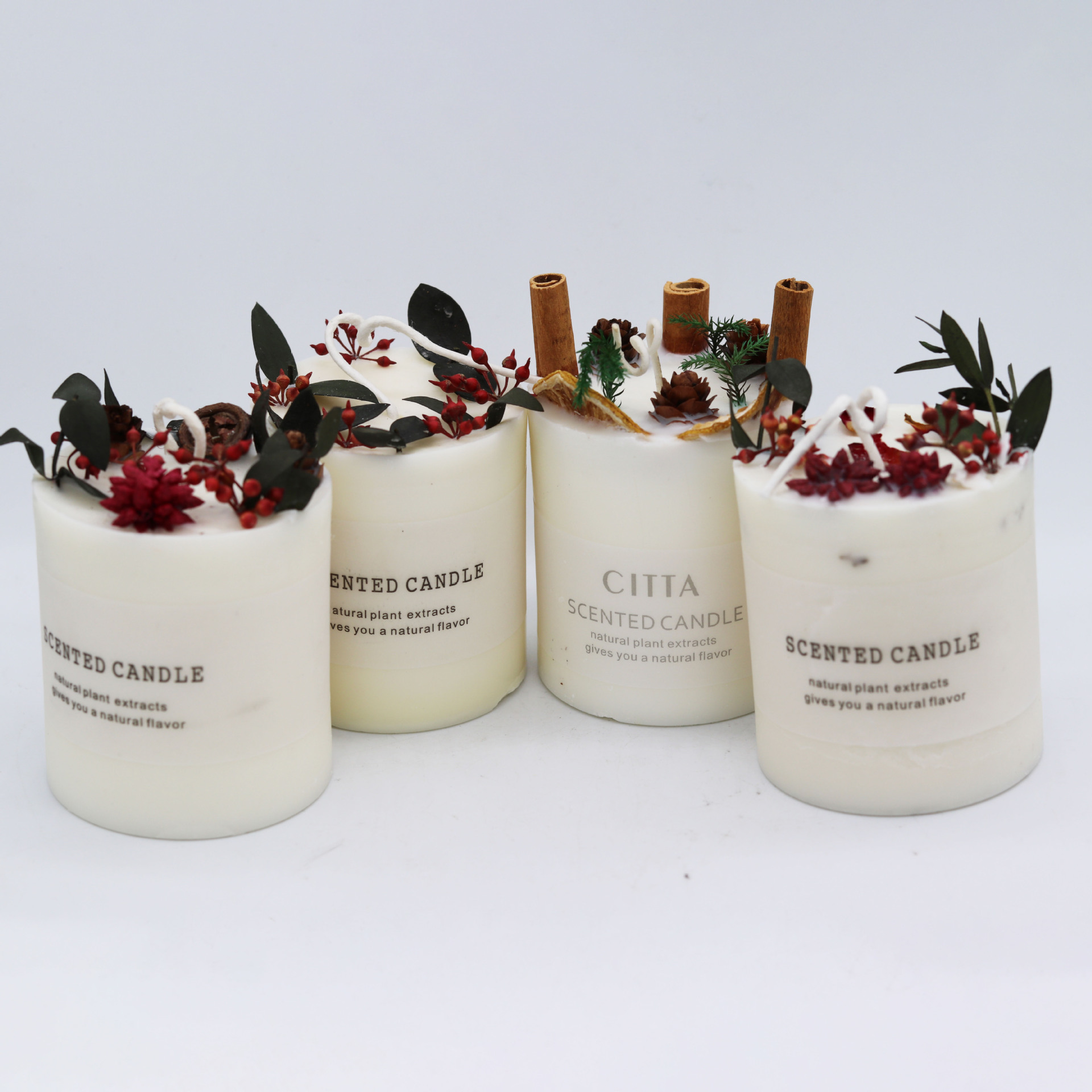 Forest Flower Series Christmas Creative Candles Fragrance Anniversary Romantic Small Gift Decoration Wedding Gift