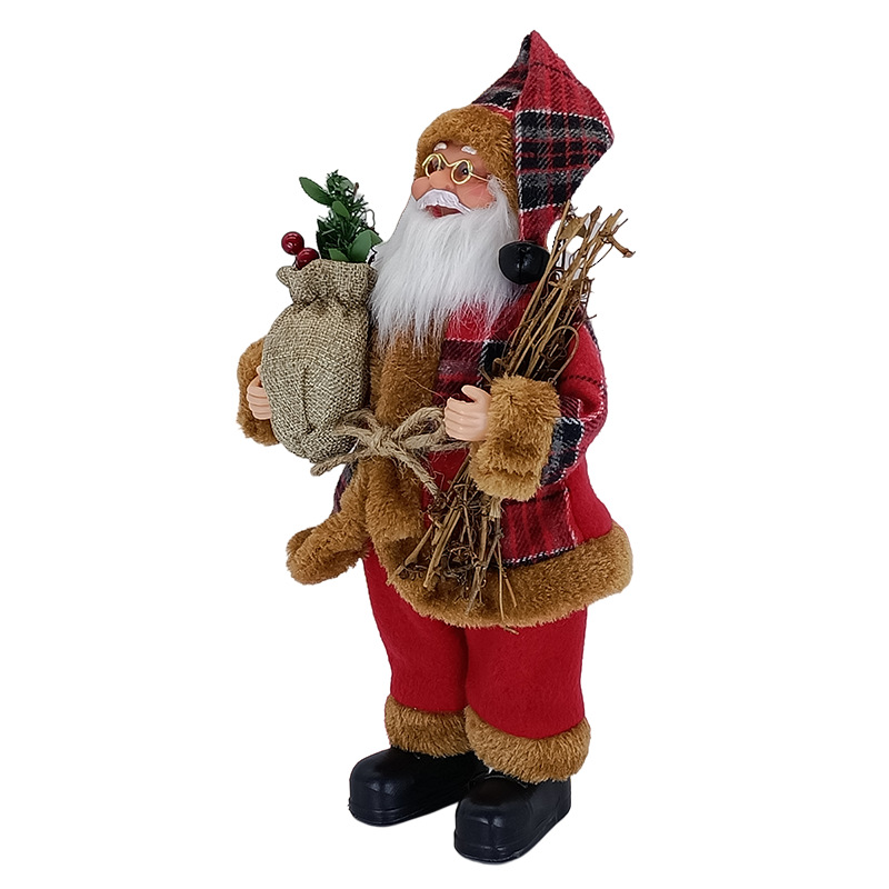 2020 Cross-Border Hot Sale Factory Direct Sales Standing Santa Claus Christmas Santa Claus