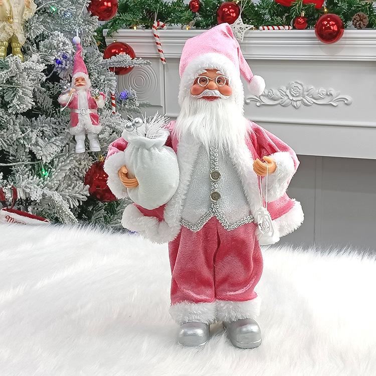 2020 Cross-Border Hot Sale Factory Direct Sales Standing Santa Claus Christmas Santa Claus 2020 Cross-Border Hot Sale Factory Direct Sales Standing Santa Claus Christmas Santa Claus