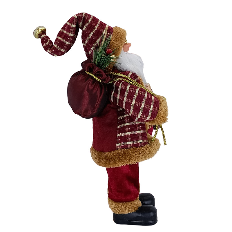2020 Cross-Border Hot Sale Factory Direct Sales Standing Santa Claus Christmas Santa Claus 2020 Cross-Border Hot Sale Factory Direct Sales Standing Santa Claus Christmas Santa Claus