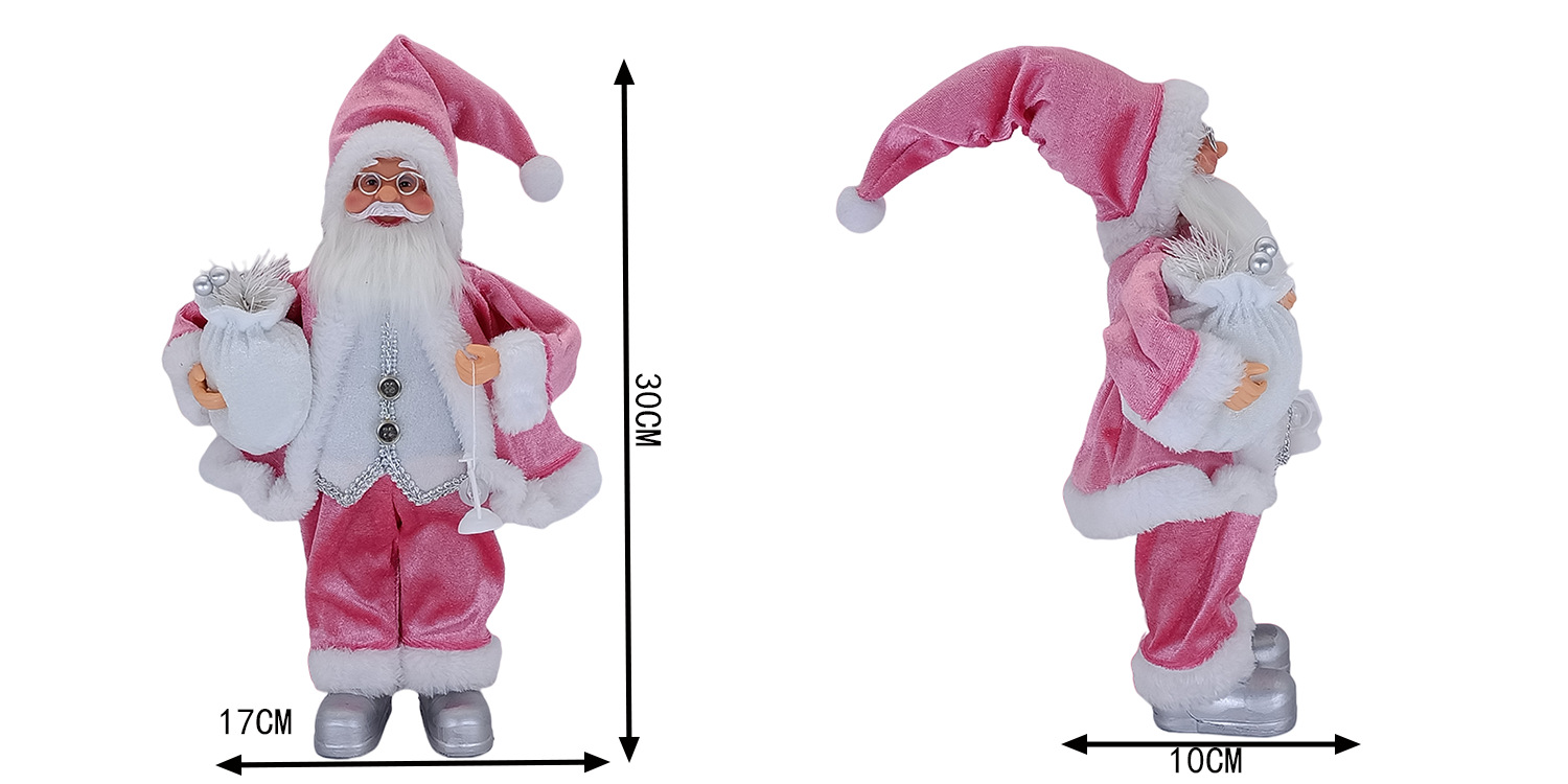 2020 Cross-Border Hot Sale Factory Direct Sales Standing Santa Claus Christmas Santa Claus 2020 Cross-Border Hot Sale Factory Direct Sales Standing Santa Claus Christmas Santa Claus