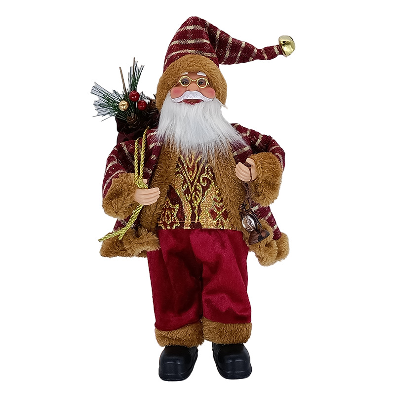 2020 Cross-Border Hot Sale Factory Direct Sales Standing Santa Claus Christmas Santa Claus 2020 Cross-Border Hot Sale Factory Direct Sales Standing Santa Claus Christmas Santa Claus