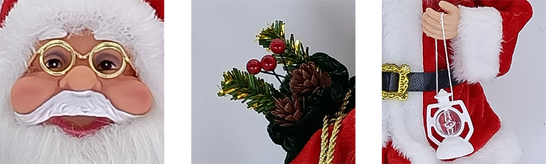 2020 Cross-Border Hot Sale Factory Direct Sales Standing Santa Claus Christmas Santa Claus 2020 Cross-Border Hot Sale Factory Direct Sales Standing Santa Claus Christmas Santa Claus