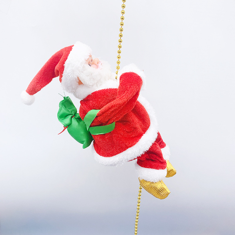 Creative Plush Santa Claus Doll Toy New Electric Santa Claus Mall Decorations Creative Plush Santa Claus Doll Toy New Electric Santa Claus Mall Decorations