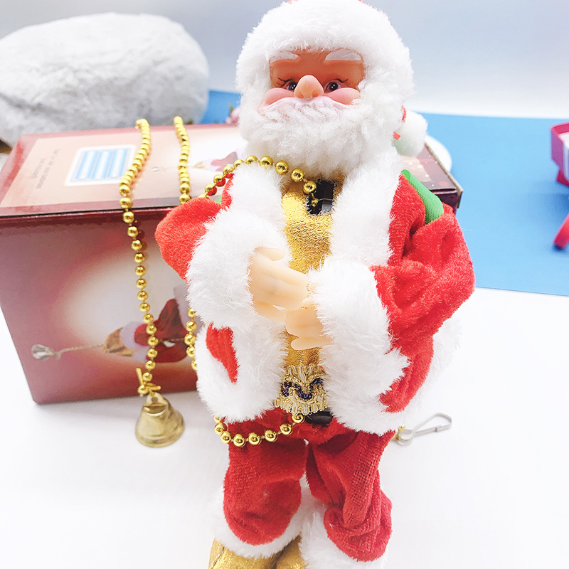 Creative Plush Santa Claus Doll Toy New Electric Santa Claus Mall Decorations Creative Plush Santa Claus Doll Toy New Electric Santa Claus Mall Decorations