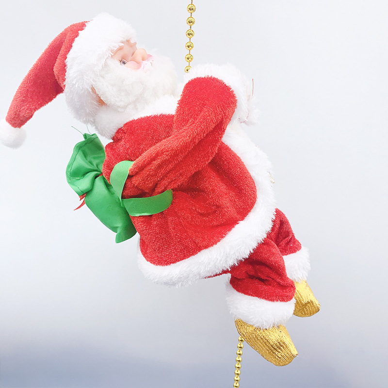 Creative Plush Santa Claus Doll Toy New Electric Santa Claus Mall Decorations Creative Plush Santa Claus Doll Toy New Electric Santa Claus Mall Decorations