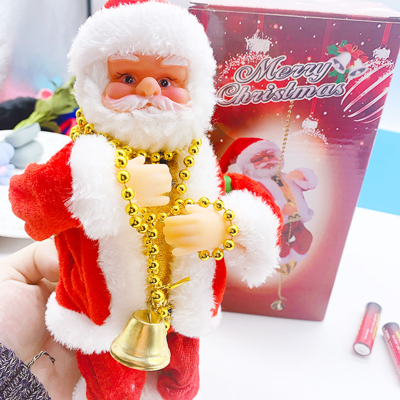 Creative Plush Santa Claus Doll Toy New Electric Santa Claus Mall Decorations Creative Plush Santa Claus Doll Toy New Electric Santa Claus Mall Decorations
