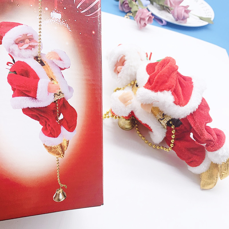 Creative Plush Santa Claus Doll Toy New Electric Santa Claus Mall Decorations Creative Plush Santa Claus Doll Toy New Electric Santa Claus Mall Decorations