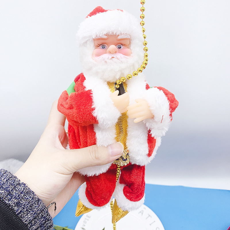 Creative Plush Santa Claus Doll Toy New Electric Santa Claus Mall Decorations Creative Plush Santa Claus Doll Toy New Electric Santa Claus Mall Decorations