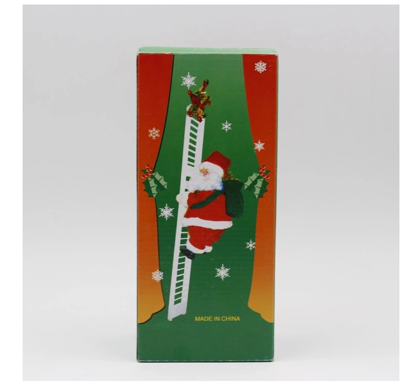 Electric Ladder Santa Claus Climbing Ladder Electric Santa Claus Climbing Ladder Cross-Border Toys