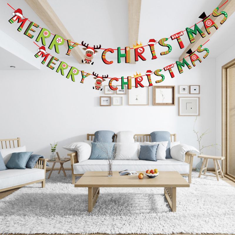 Christmas Supplies Paper Cartoon Santa Claus Banner Kindergarten Layout Merry Christmas Hanging Flag Hanging Flag Christmas Supplies Paper Cartoon Santa Claus Banner Kindergarten Layout Merry Christmas Hanging Flag Hanging Flag