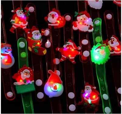 Santa Claus Watch Light Bracelet Electronic LED flash Bracelet Light Watch with Bracelet Watch Santa Claus Watch Light Bracelet Electronic LED flash Bracelet Light Watch with Bracelet Watch