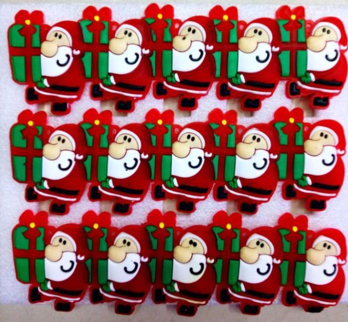 Big gummy Christmas brooch Soft glue Christmas brooch Christmas glitter Santa Claus Snowman Christmas Big gummy Christmas brooch Soft glue Christmas brooch Christmas glitter Santa Claus Snowman Christmas