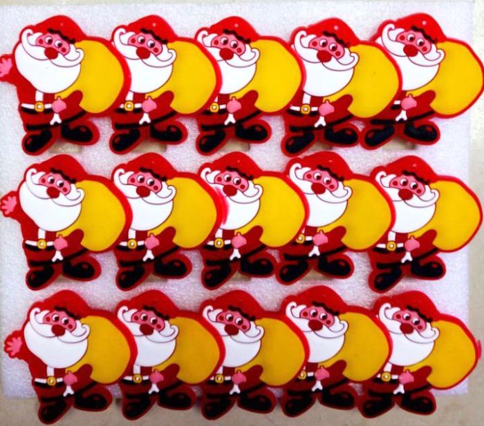 Big gummy Christmas brooch Soft glue Christmas brooch Christmas glitter Santa Claus Snowman Christmas Big gummy Christmas brooch Soft glue Christmas brooch Christmas glitter Santa Claus Snowman Christmas