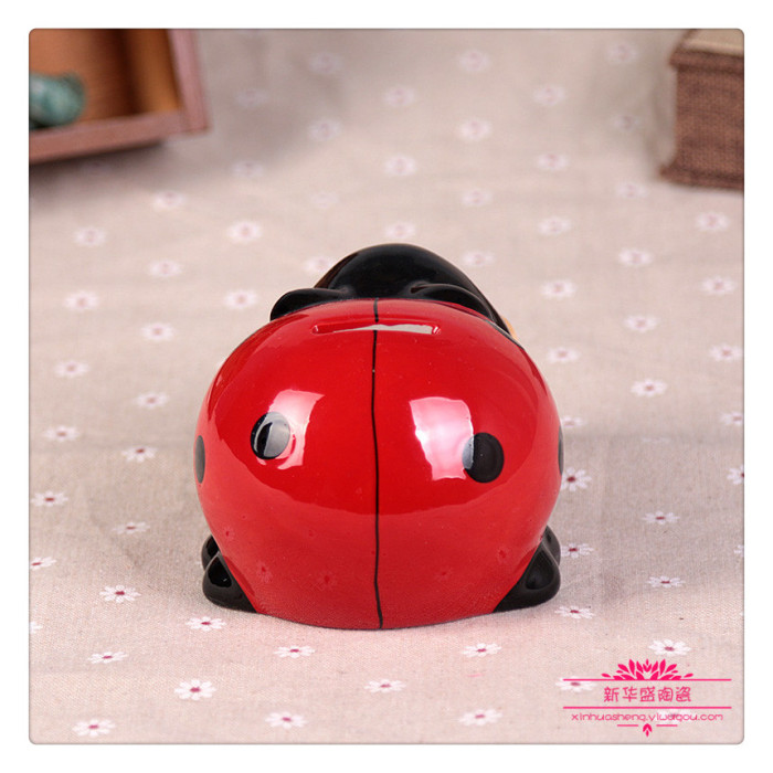 Ceramic ladybird piggy piggy ornaments HOME DECOR GIFT