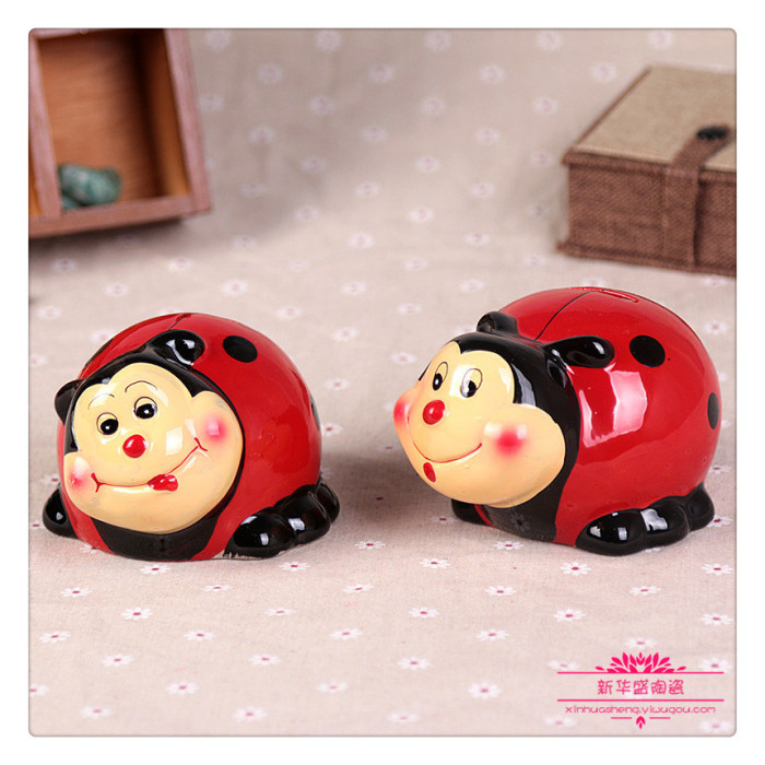 Ceramic ladybird piggy piggy ornaments HOME DECOR GIFT