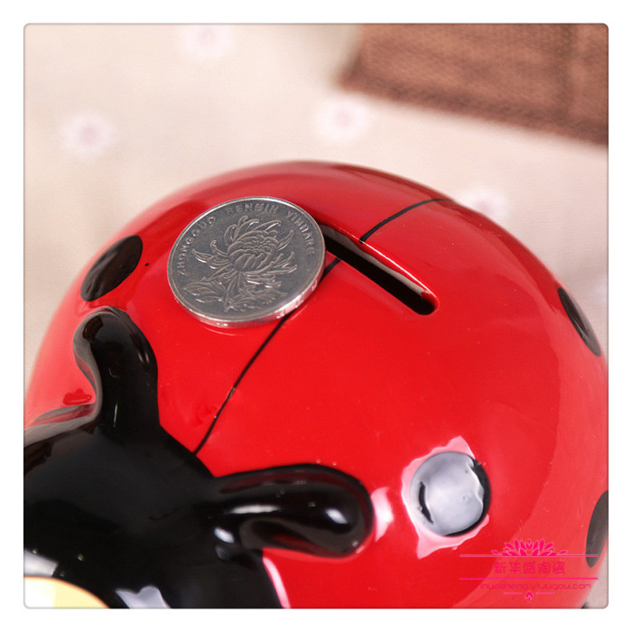 Ceramic ladybird piggy piggy ornaments HOME DECOR GIFT