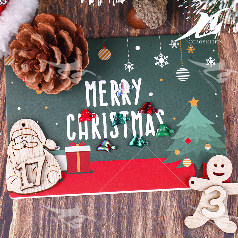 Creative Resin Christmas Hat Modeling Simple Flat Resin DIY Manicure Jewelry Nail Ornament Christmas Series