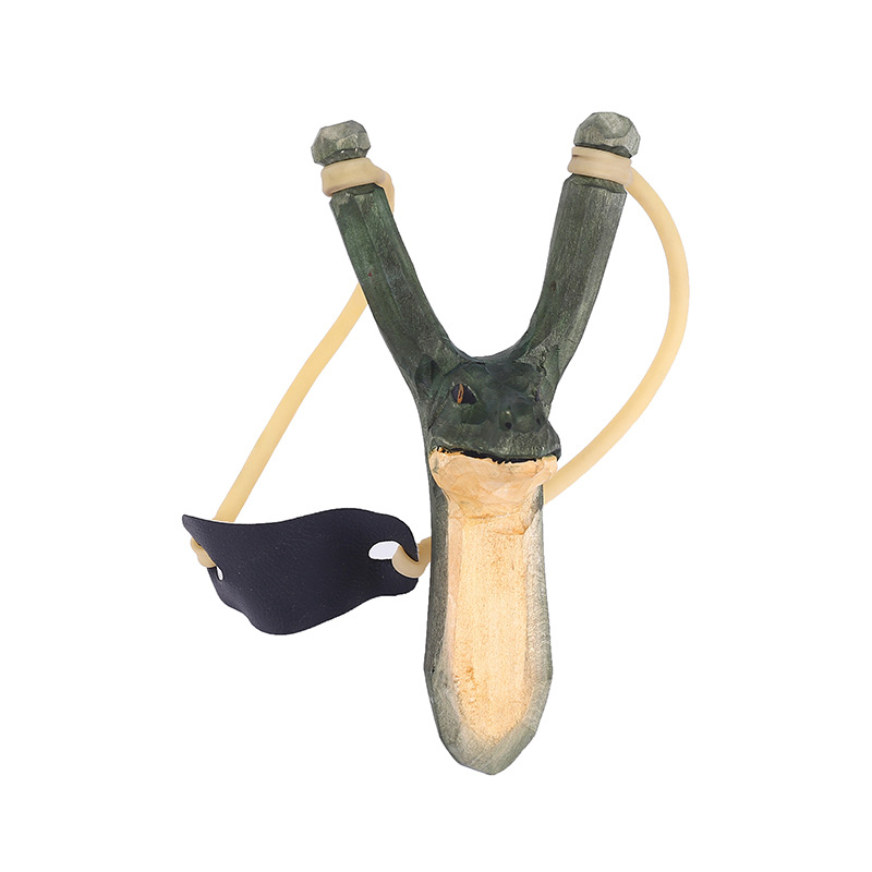 Outdoor catapult real wood slingshot hand carved animal slingshot souvenir wooden crafts Outdoor catapult real wood slingshot hand carved animal slingshot souvenir wooden crafts