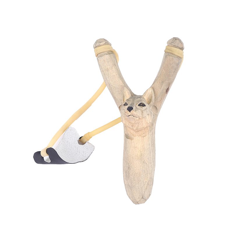 Outdoor catapult real wood slingshot hand carved animal slingshot souvenir wooden crafts Outdoor catapult real wood slingshot hand carved animal slingshot souvenir wooden crafts
