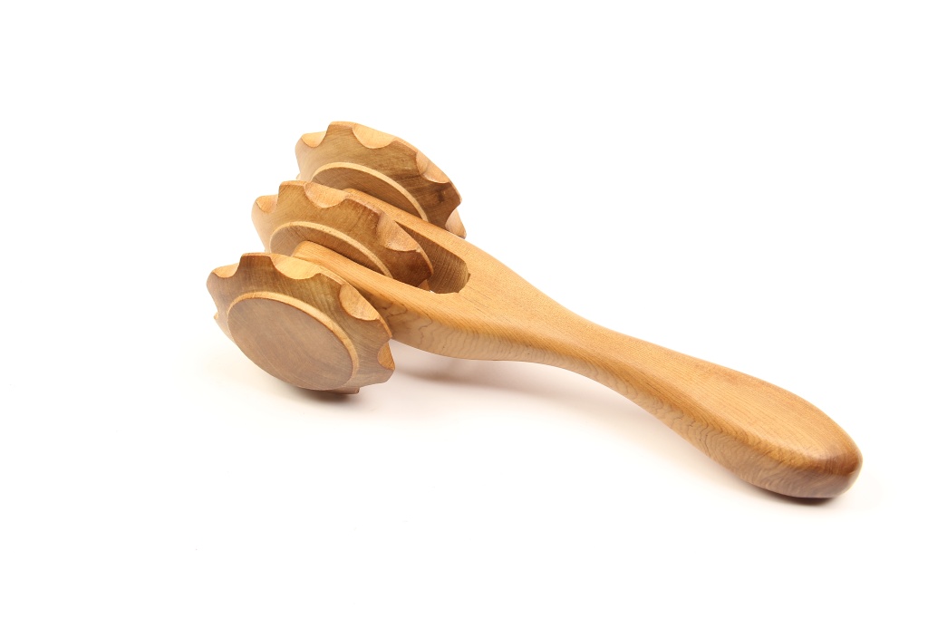 Manufacturers spot sales of Vietnamese mahogany crafts xiangzhang wood straight three-round health massage device Manufacturers spot sales of Vietnamese mahogany crafts xiangzhang wood straight three-round health massage device