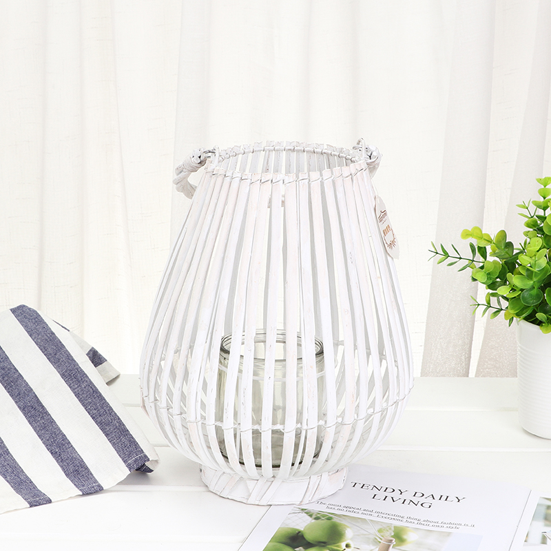European Style Retro Wood Storm Lantern Home Bedroom Living Room Decoration Storm Lantern Photography Props Crafts