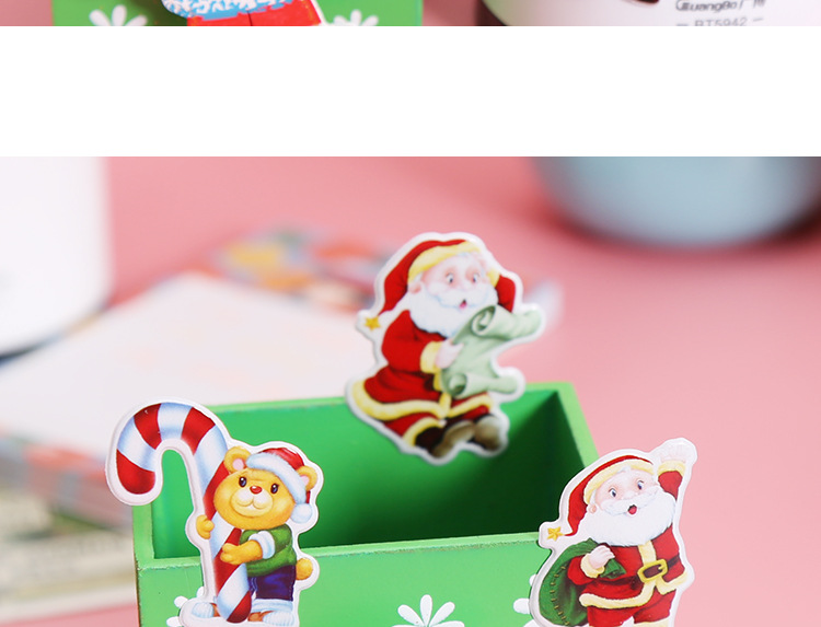 Cartoon Santa Claus Bubble Stickers Christmas Gift Christmas Tree Festival Products Wholesale Christmas Hat Decorations Cartoon Santa Claus Bubble Stickers Christmas Gift Christmas Tree Festival Products Wholesale Christmas Hat Decorations
