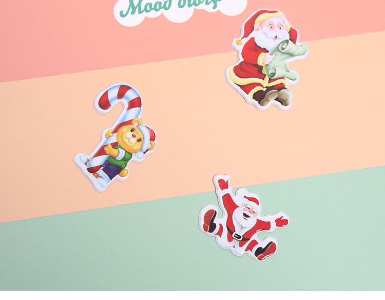 Cartoon Santa Claus Bubble Stickers Christmas Gift Christmas Tree Festival Products Wholesale Christmas Hat Decorations Cartoon Santa Claus Bubble Stickers Christmas Gift Christmas Tree Festival Products Wholesale Christmas Hat Decorations