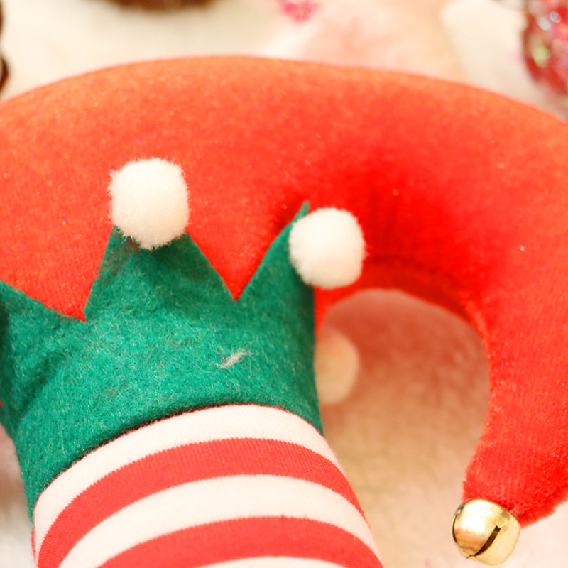 Christmas Decorations Creative Funny Red Trouser Leg Hat Christmas Hat Clown Hat for Children Or Adults Party Activities
