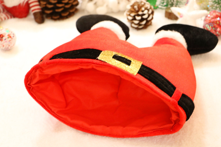 Christmas Decorations Creative Funny Red Trouser Leg Hat Christmas Hat Clown Hat for Children Or Adults Party Activities Christmas Decorations Creative Funny Red Trouser Leg Hat Christmas Hat Clown Hat for Children Or Adults Party Activities