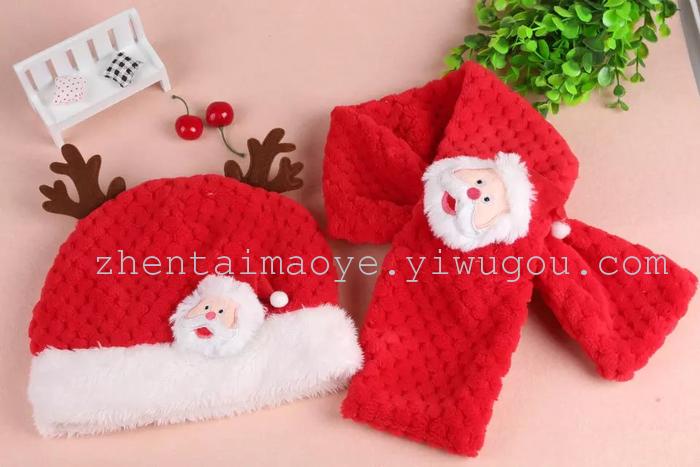 Christmas Hat Christmas scarf children christmas hat manufacturers direct sales Christmas Hat Christmas scarf children christmas hat manufacturers direct sales