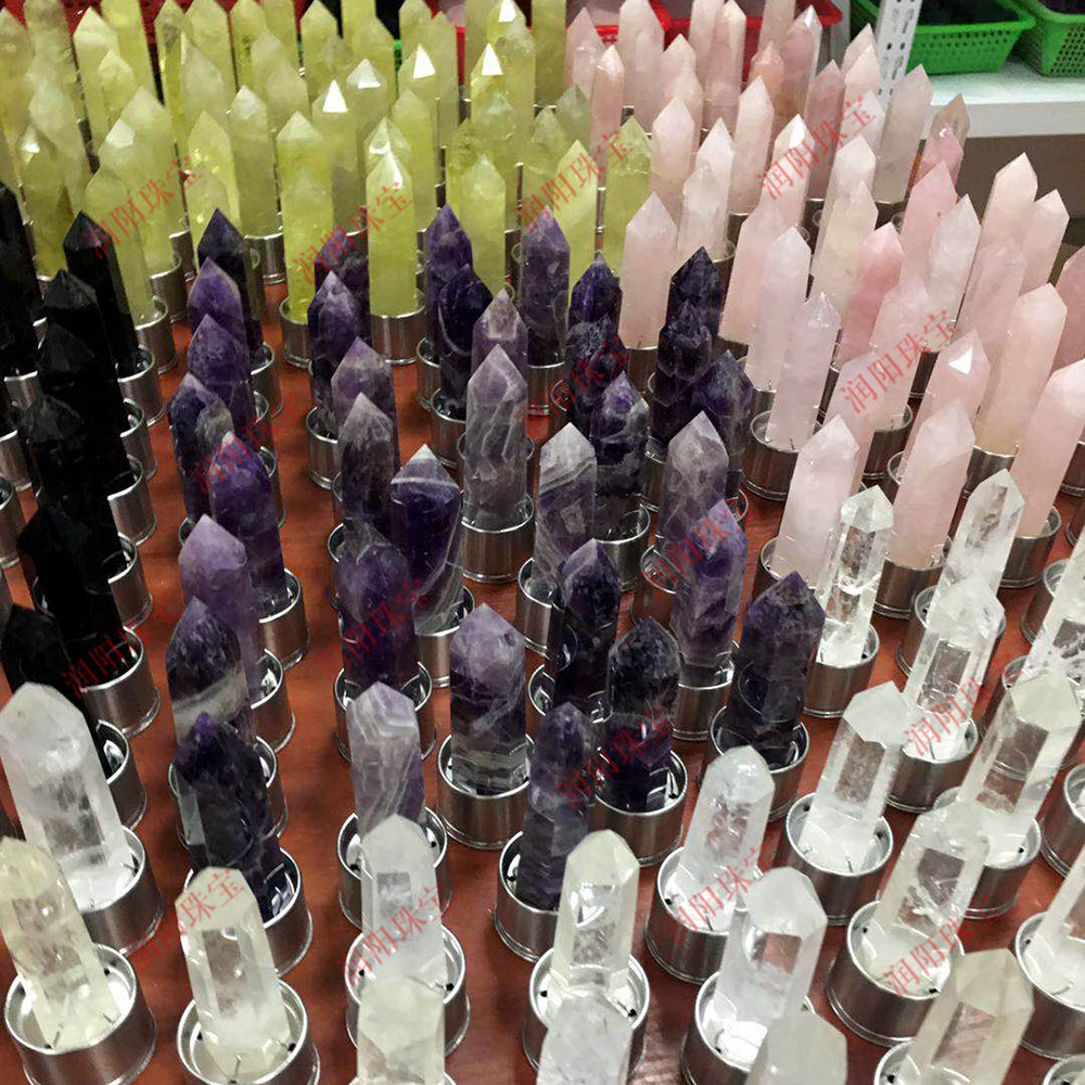 Natural Hexagonal Crystal Column Energy Glass Water Cup Magic Wand Water Bottle Crystal Tea Crystal Crafts Natural Hexagonal Crystal Column Energy Glass Water Cup Magic Wand Water Bottle Crystal Tea Crystal Crafts