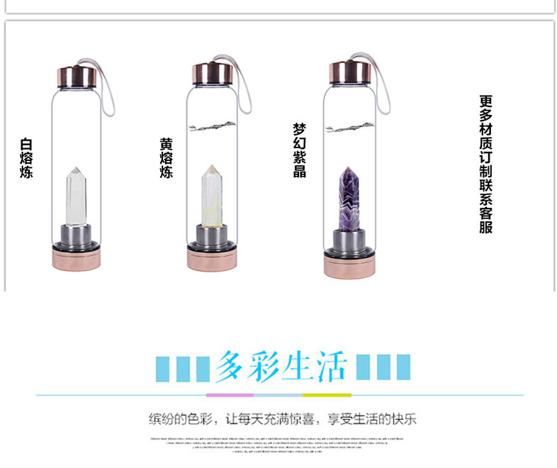 Natural Hexagonal Crystal Column Energy Glass Water Cup Magic Wand Water Bottle Crystal Tea Crystal Crafts Natural Hexagonal Crystal Column Energy Glass Water Cup Magic Wand Water Bottle Crystal Tea Crystal Crafts