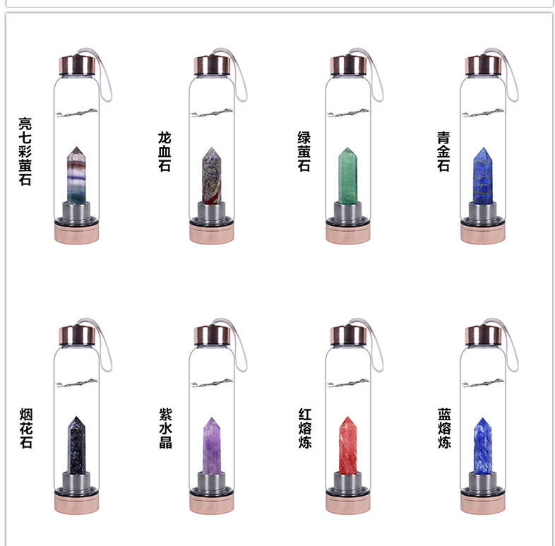 Natural Hexagonal Crystal Column Energy Glass Water Cup Magic Wand Water Bottle Crystal Tea Crystal Crafts Natural Hexagonal Crystal Column Energy Glass Water Cup Magic Wand Water Bottle Crystal Tea Crystal Crafts