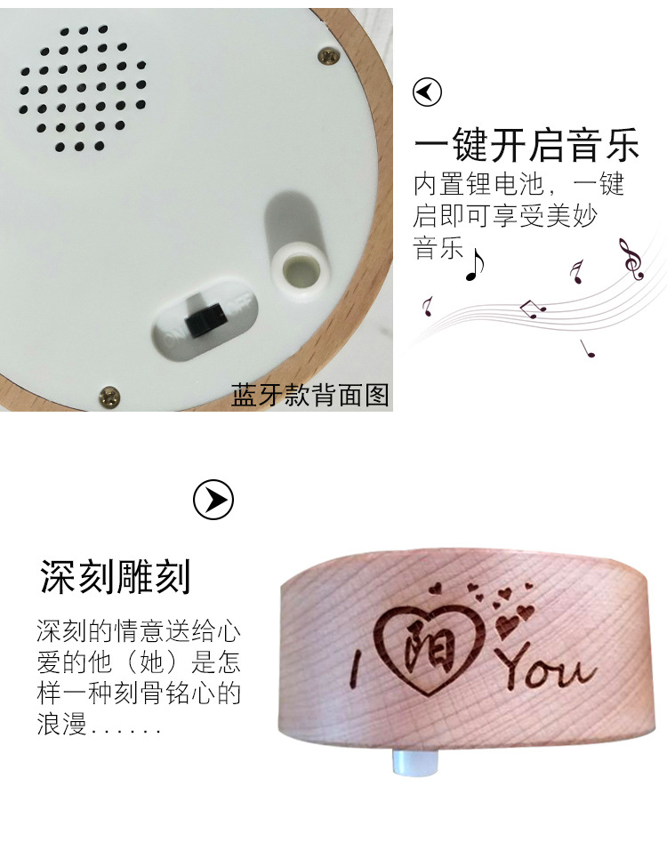 Manufacturers wholesale crystal ball bluetooth lamp holder rotating music box of clover crystal crafts Manufacturers wholesale crystal ball bluetooth lamp holder rotating music box of clover crystal crafts