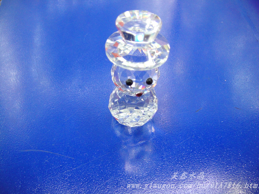Snowman Crystal Crafts Ornaments