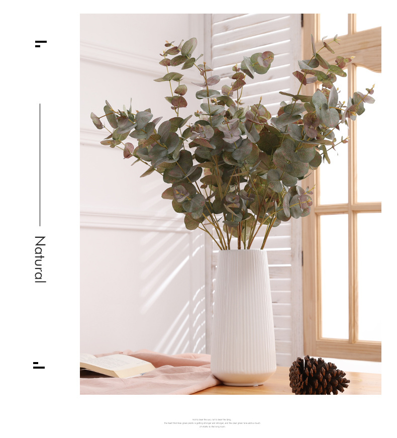 Artificial Plant Decoration Artificial Flower Plant Zamioculcas Leaves Artificial Flower Artificial Plant Single Stem Multi-Head Leaf Eucalyptus Artificial Plant Decoration Artificial Flower Plant Zamioculcas Leaves Artificial Flower Artificial Plant Single Stem Multi-Head Leaf Eucalyptus
