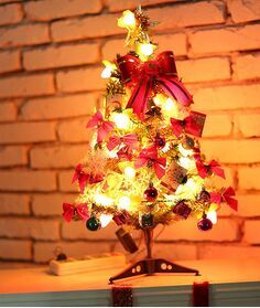 Lights 60cm Christmas tree set Christmas gifts for children or window display Lights 60cm Christmas tree set Christmas gifts for children or window display