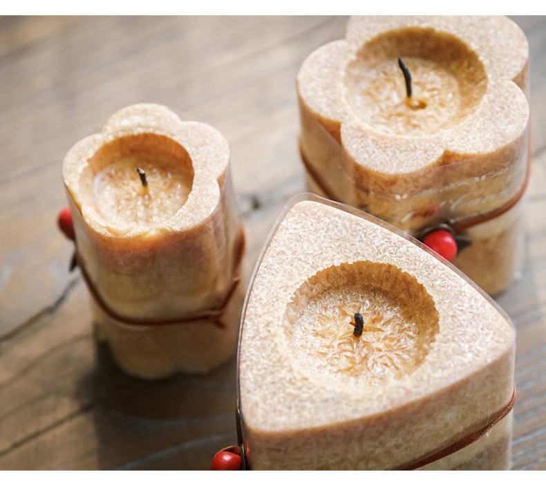 Factory Direct Sales Scented Candle Triangle Flower Shape Romantic Candlelight Dinner Birthday Wedding Gift Smokeless Candles Factory Direct Sales Scented Candle Triangle Flower Shape Romantic Candlelight Dinner Birthday Wedding Gift Smokeless Candles