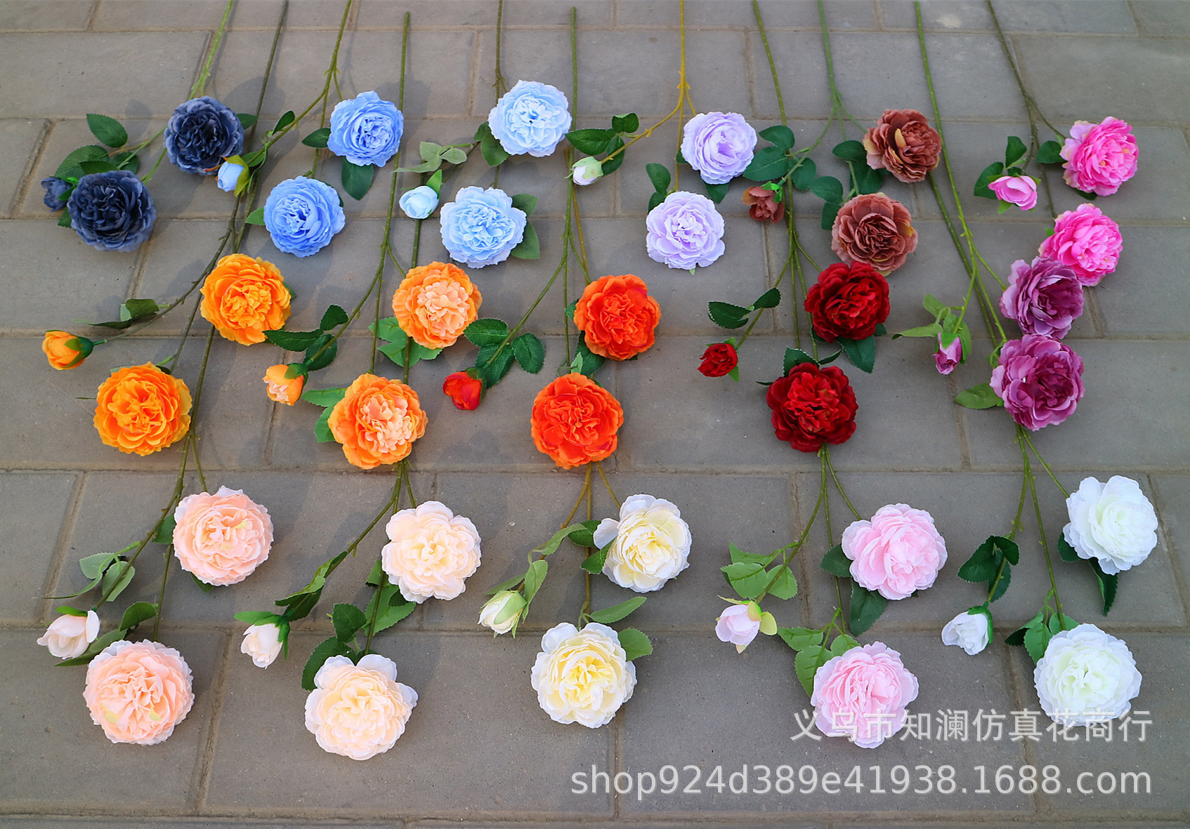 Western Rose Wedding Celebration Decoration Artificial Flower Artificial Flower European-Style Core 3 Peony Wholesale Origin Supply Western Rose Wedding Celebration Decoration Artificial Flower Artificial Flower European-Style Core 3 Peony Wholesale Origin Supply