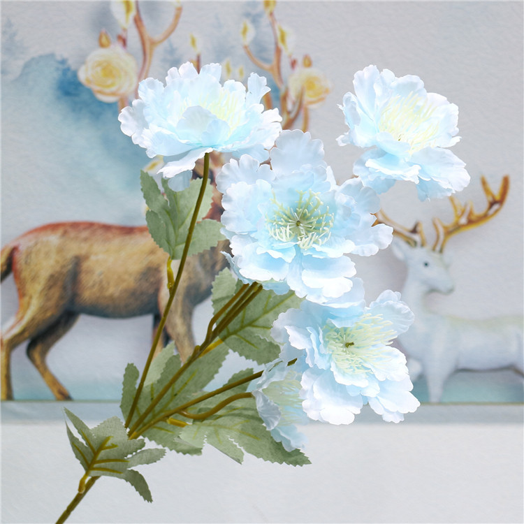 Western Rose Wedding Celebration Decoration Artificial Flower Artificial Flower European-Style Core 3 Peony Wholesale Origin Supply Western Rose Wedding Celebration Decoration Artificial Flower Artificial Flower European-Style Core 3 Peony Wholesale Origin Supply
