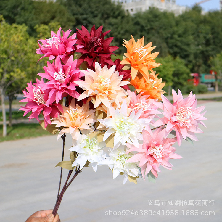 Western Rose Wedding Celebration Decoration Artificial Flower Artificial Flower European-Style Core 3 Peony Wholesale Origin Supply Western Rose Wedding Celebration Decoration Artificial Flower Artificial Flower European-Style Core 3 Peony Wholesale Origin Supply