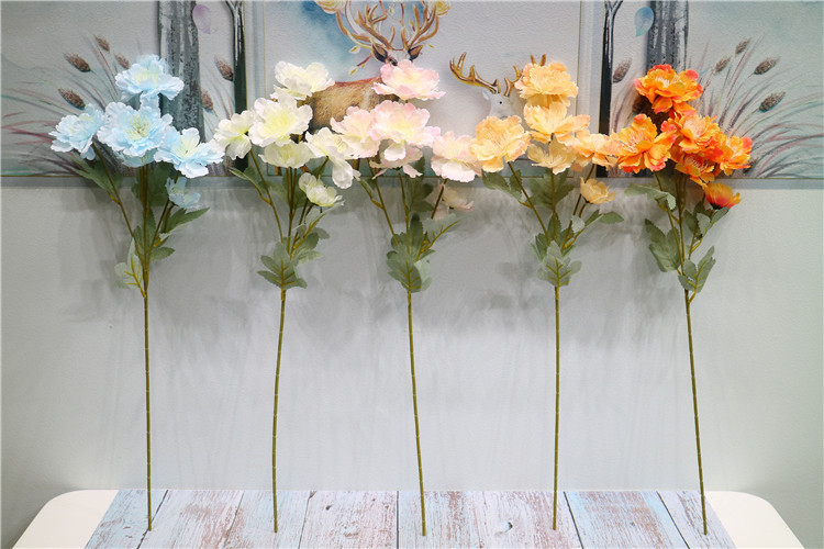 Western Rose Wedding Celebration Decoration Artificial Flower Artificial Flower European-Style Core 3 Peony Wholesale Origin Supply Western Rose Wedding Celebration Decoration Artificial Flower Artificial Flower European-Style Core 3 Peony Wholesale Origin Supply