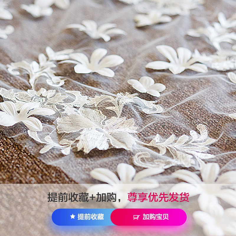 New European-Style Romantic Lace Flower Long Trailing Soft Yarn Veil Extra Long Bride Wedding Dress Veil